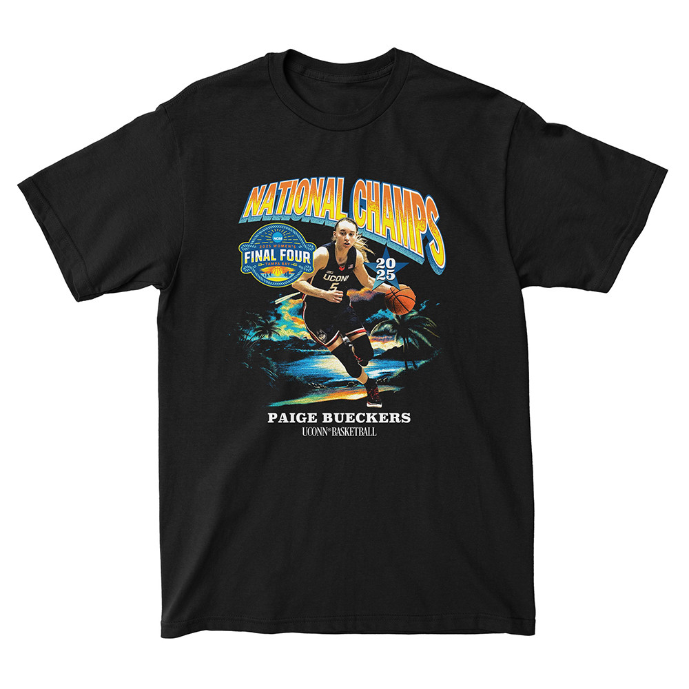 Paige Bueckers Merch Shirt UConn Huskies Women's Basketball National Champions 2025 Cool Tee Neasalamis.com
