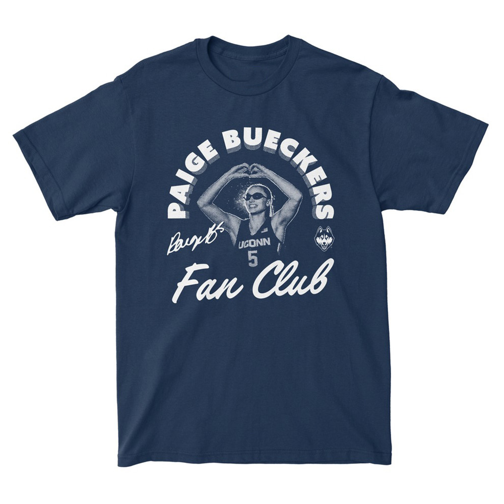 Paige Bueckers Merch Shirt Uconn Huskies Paige Bueckers Fan Club Tee Shirts Neasalamis.com