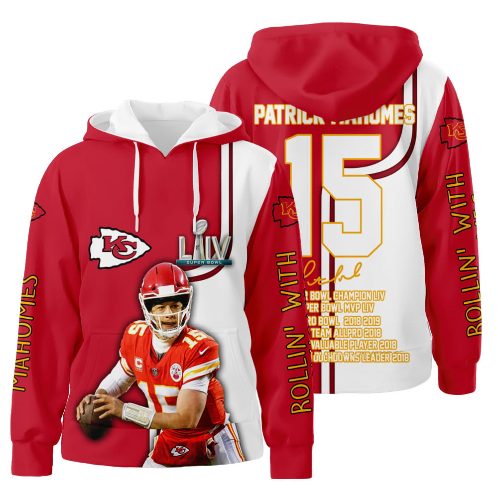 Patrick Mahomes Kansas City Chiefs Super 3D All Over Print Hoodie Zip-Up Hoodie Neasalamis
