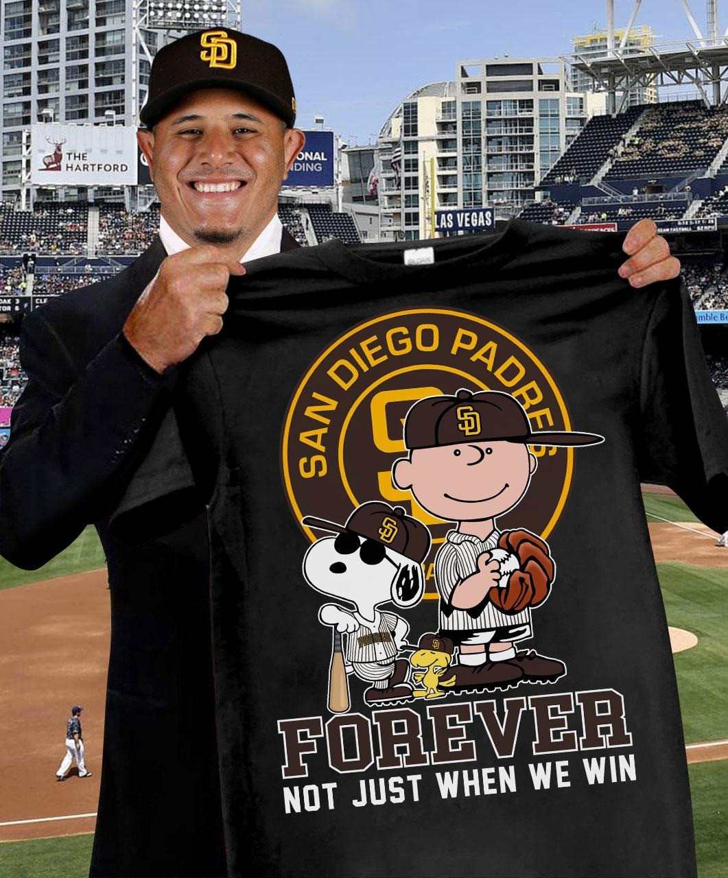 Peanuts San Diego Padres FOREVER Not Just When We Win T-Shirt For Padres True Fans Neasalamis.com