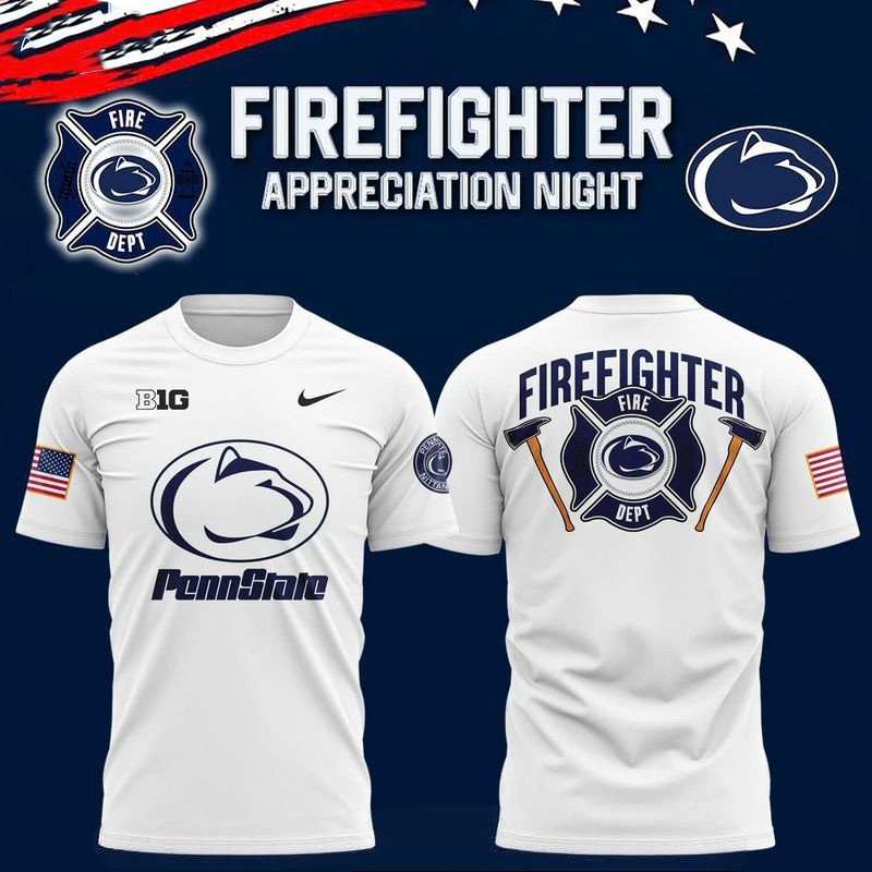 Penn State Football Firefighter Appreciation Shirt Football Neasalamis.com
