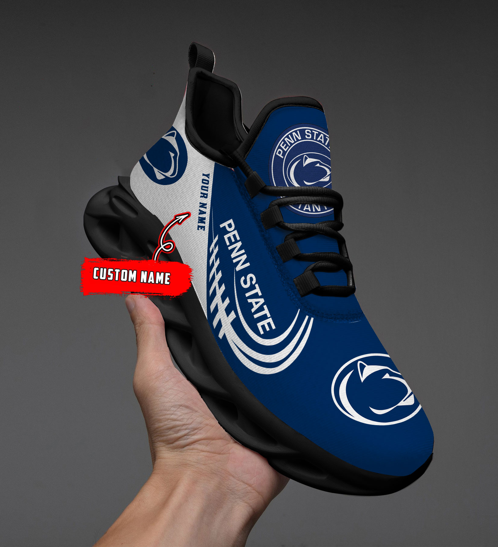 Penn State Nittany Lions NCAA Max Soul Shoes Sneakers For Men And Women neasalamis.com