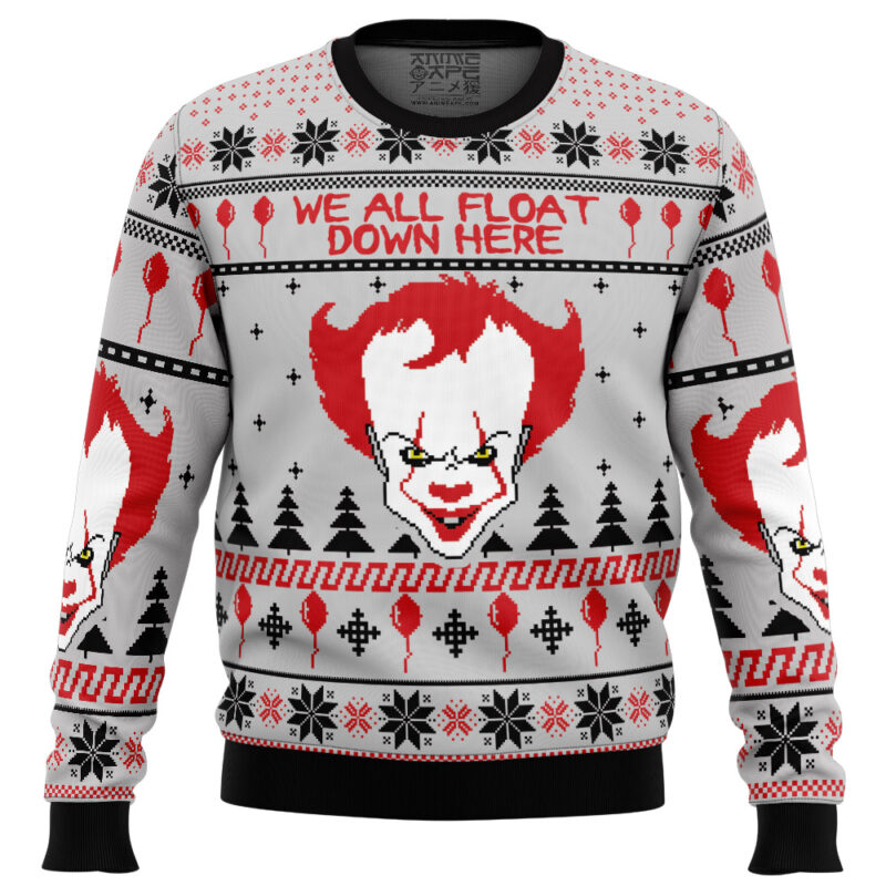 Pennywise IT Ugly Christmas Sweater Ceasalamis