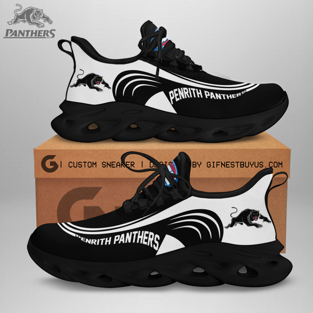 Penrith Panthers Max Soul Shoes Sneakers For Men And Women neasalamis.com
