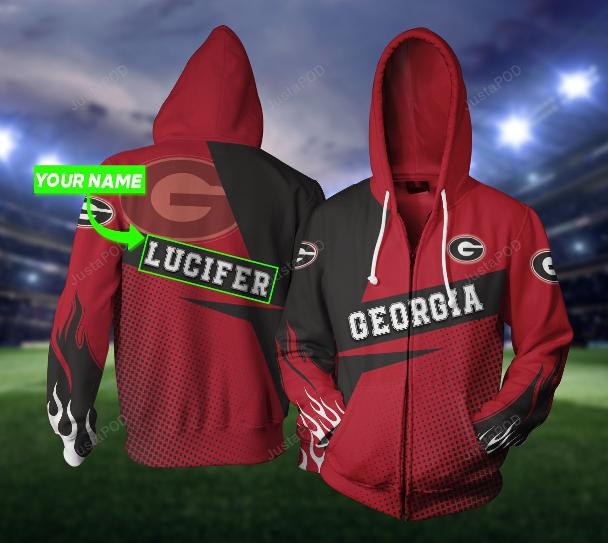 Personalized Georgia Bulldogs Hoodie Neasalamis
