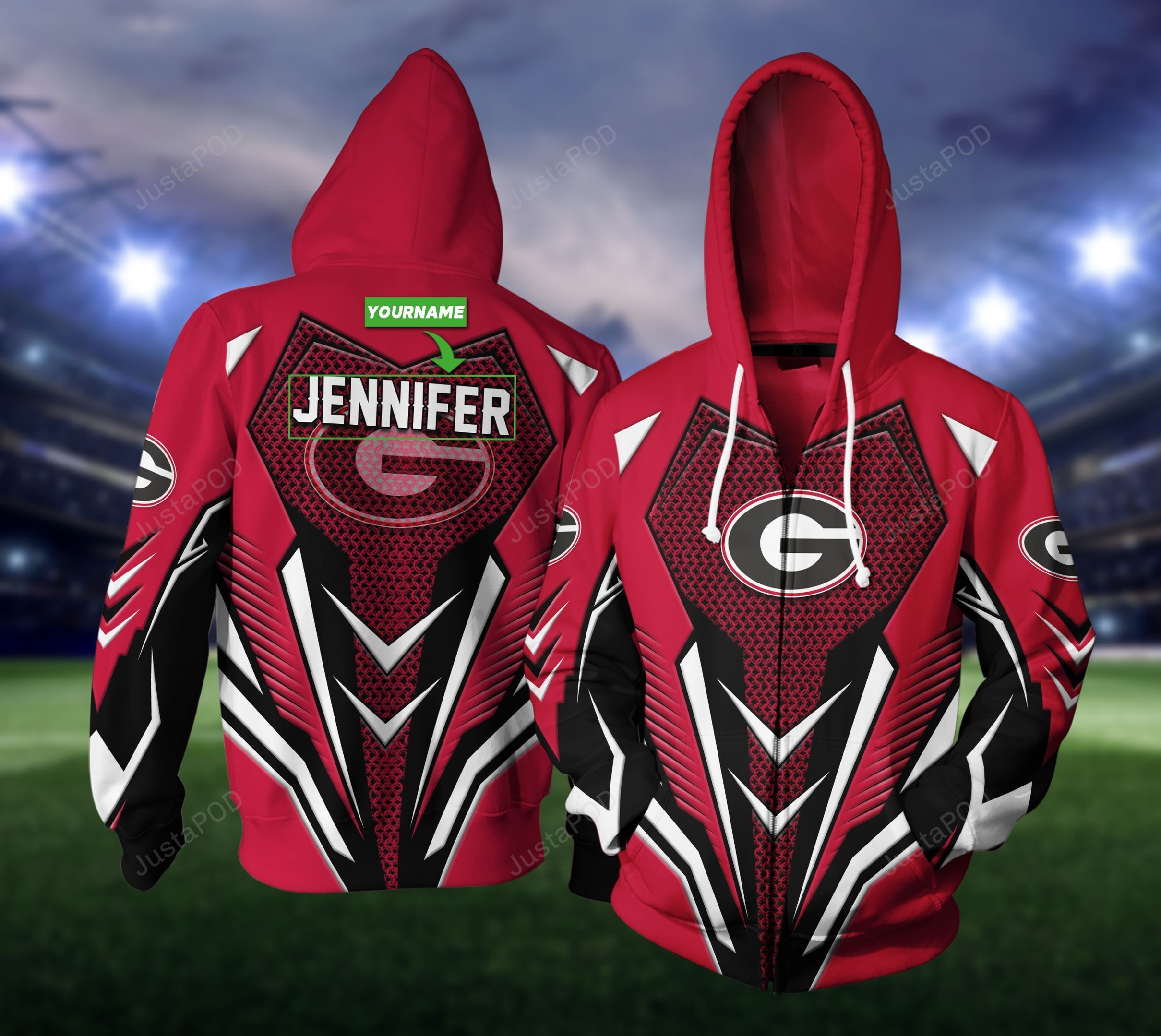 Personalized Georgia Bulldogs Hoodie Neasalamis