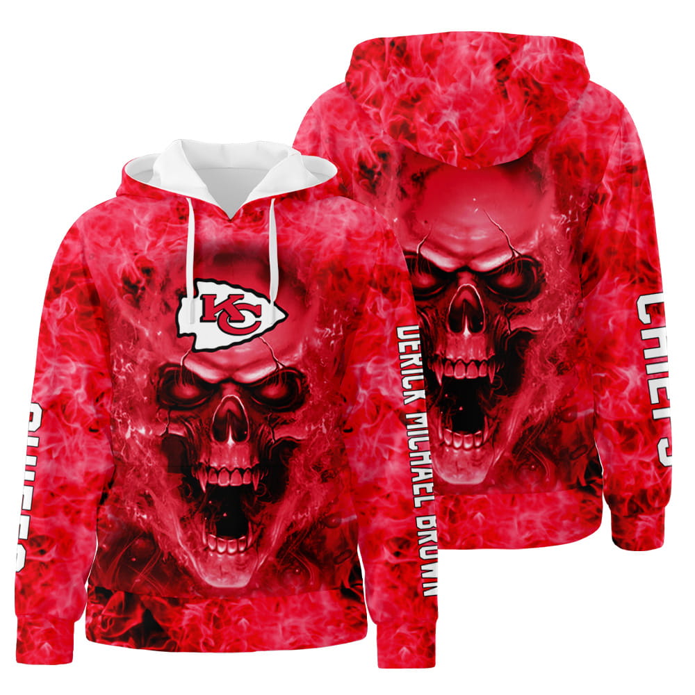 Personalized Kansas City Chiefs 3D All Over Print Hoodie Zip-Up Hoodie Neasalamis