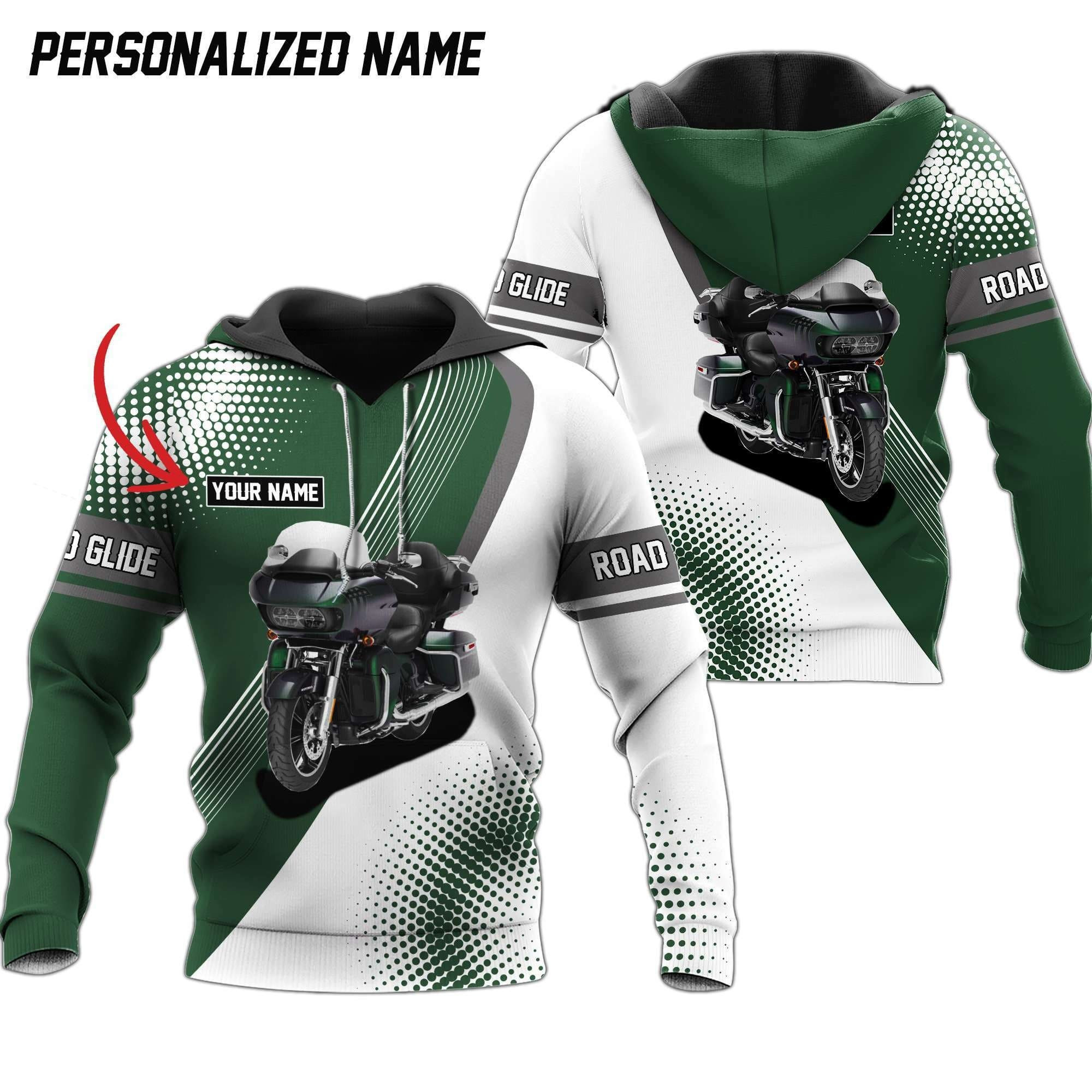 Personalized Name Road Glide Limited Rider Gift 3D printed Sweatshirt Hoodie Zipped Hoodie Neasalamis
