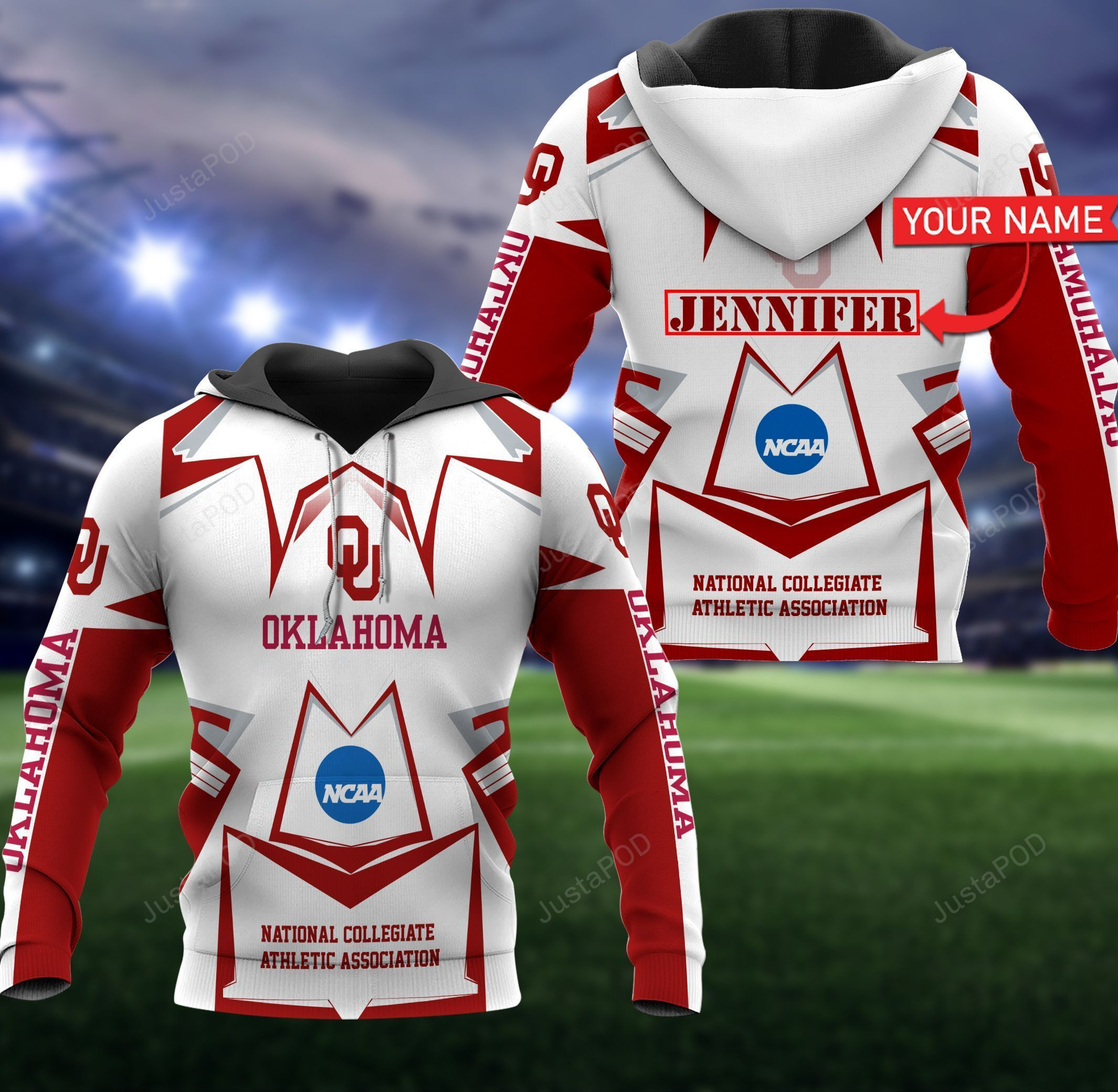 Personalized Oklahoma Sooners Hoodie Neasalamis