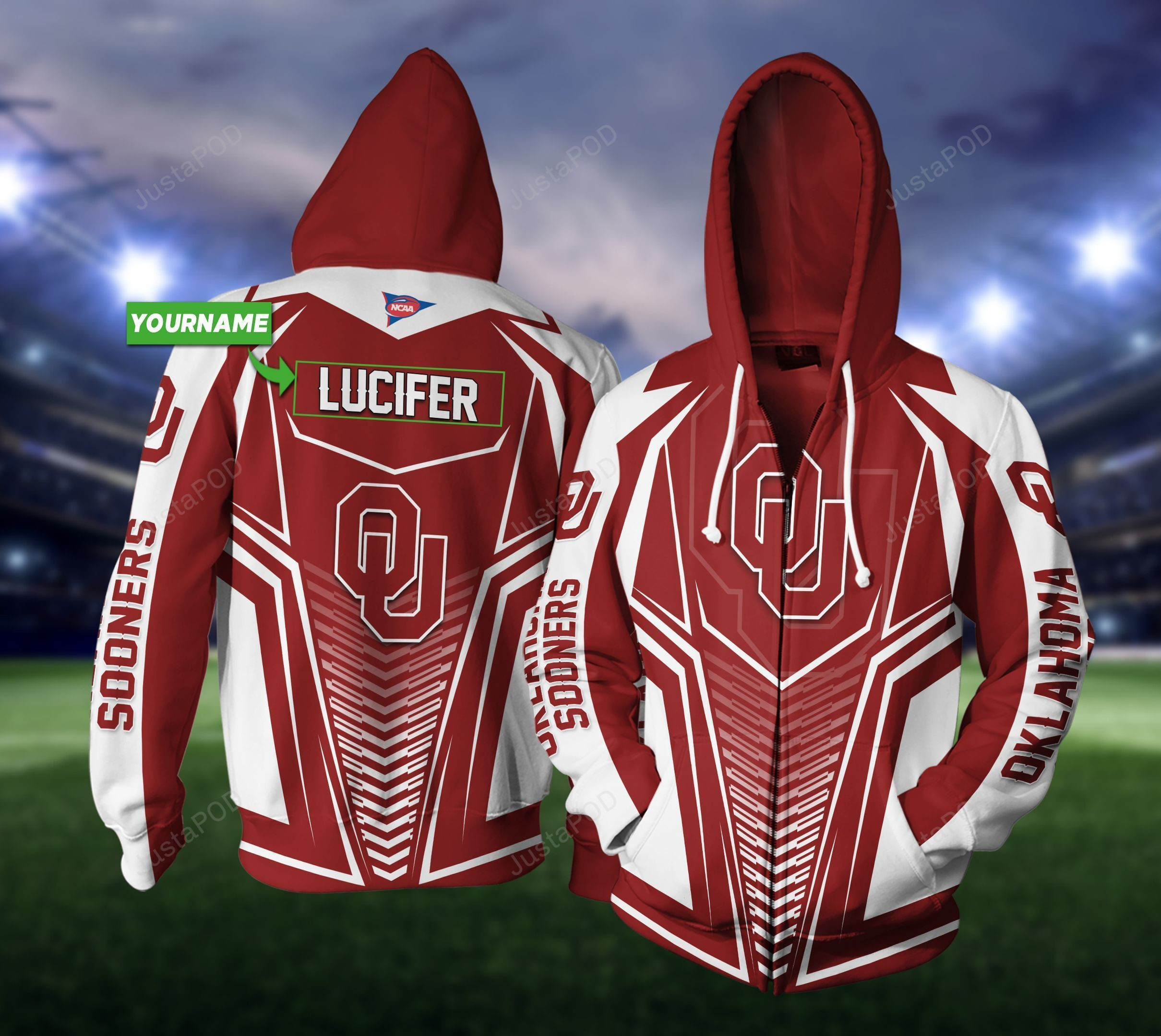 Personalized Oklahoma Sooners Hoodie Neasalamis
