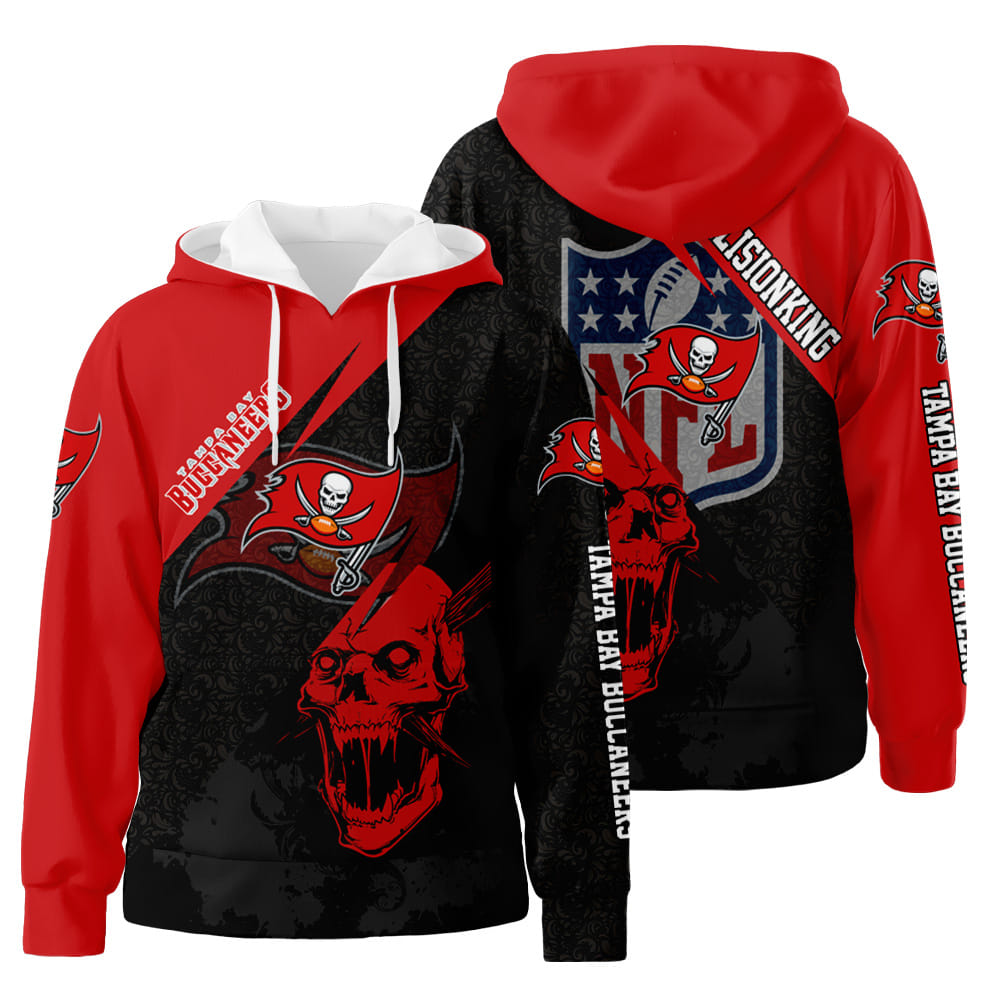 Personalized Tampa Bay Buccaneers 3D All Over Print Hoodie Zip-Up Hoodie Neasalamis