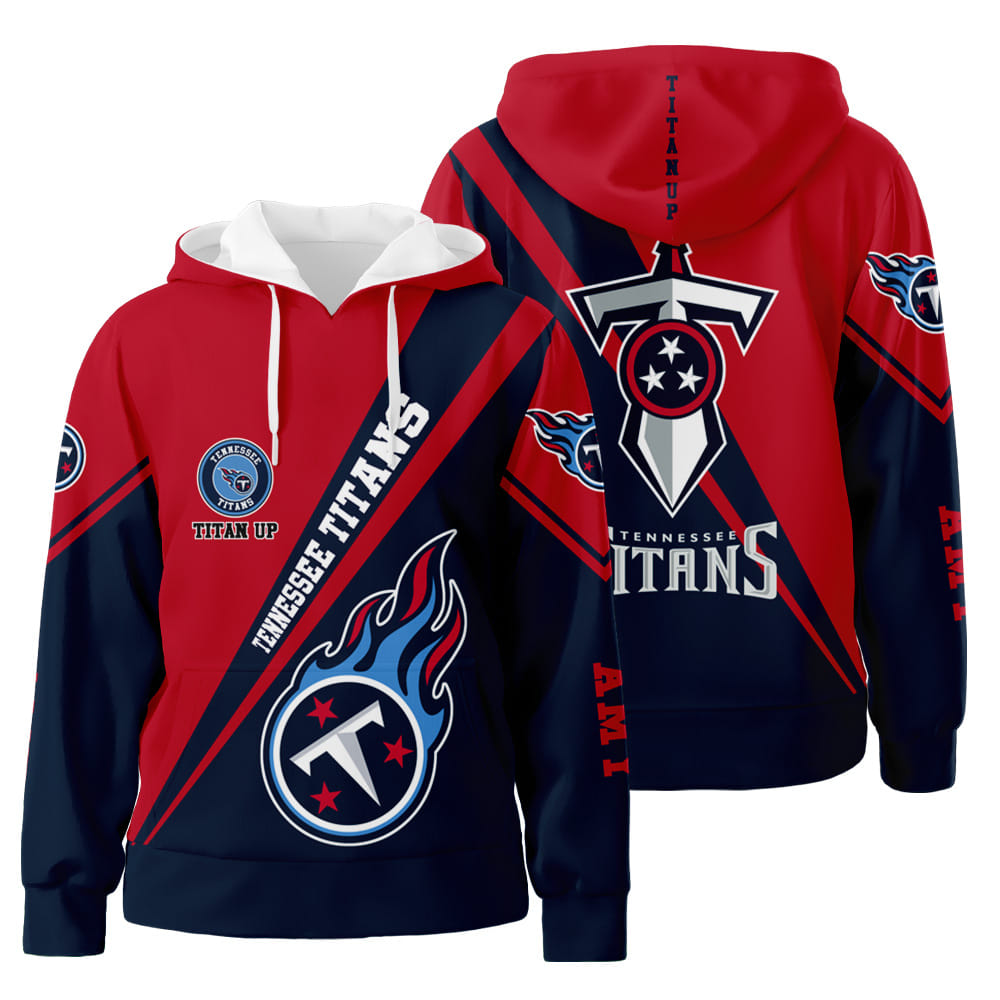 Personalized Tennessee Titans Titan Up 3D All Over Print Hoodie Zip-Up Hoodie Neasalamis