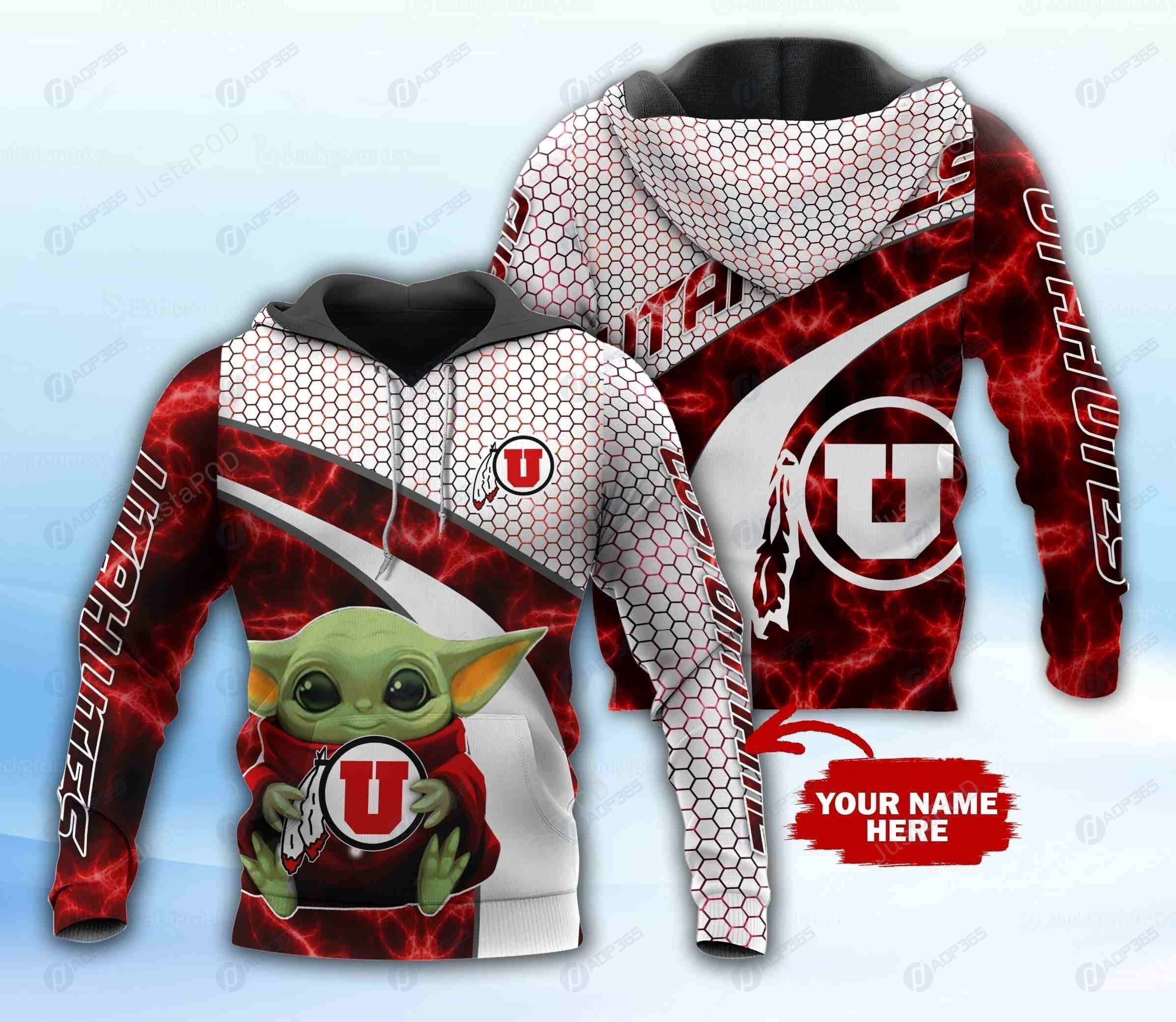 Personalized Utah Utes Hoodie Neasalamis