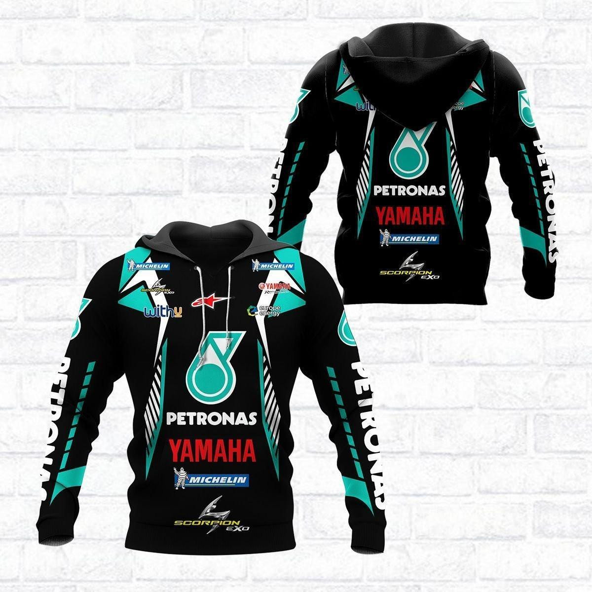 Petronas Yamaha Scorpio Exo All Over Print Hoodie Zip Hoodie Neasalamis