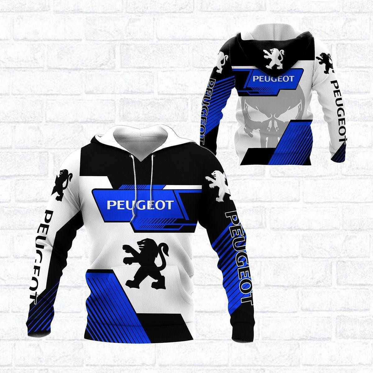 Peugeot Shirt Fan Gift 464 Stylist Unisex 3d Hoodie Zip Hoodie Neasalamis