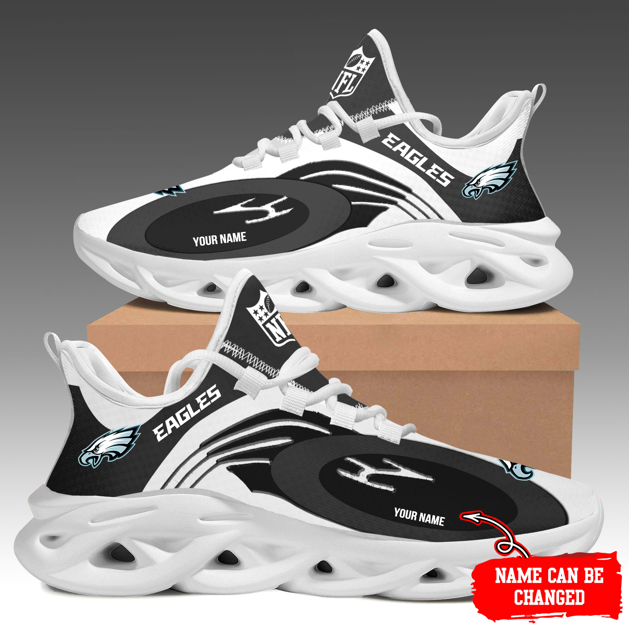 Philadelphia Eagles Max Soul Shoes Sneakers For Men And Women neasalamis.com