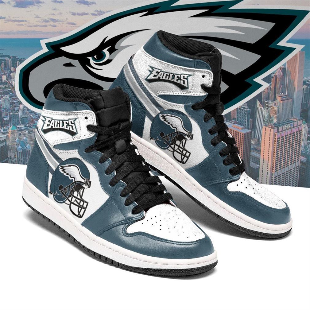 Philadelphia Eagles NFL AJ1 High Sneakers Shoes For Men And Women Calebmatthewhans Neasalamis