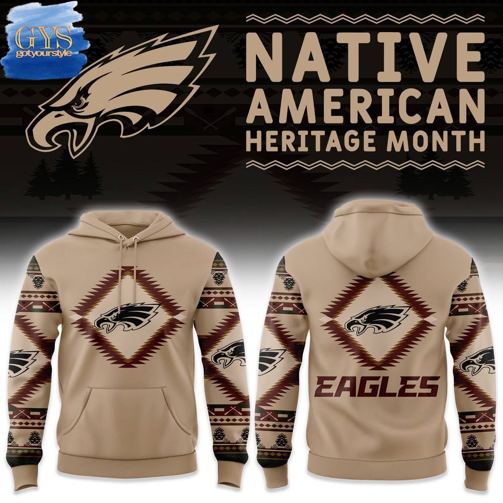 Philadelphia Eagles NFL x National Native American Heritage Month Limited Edition Hoodie Neasalamis