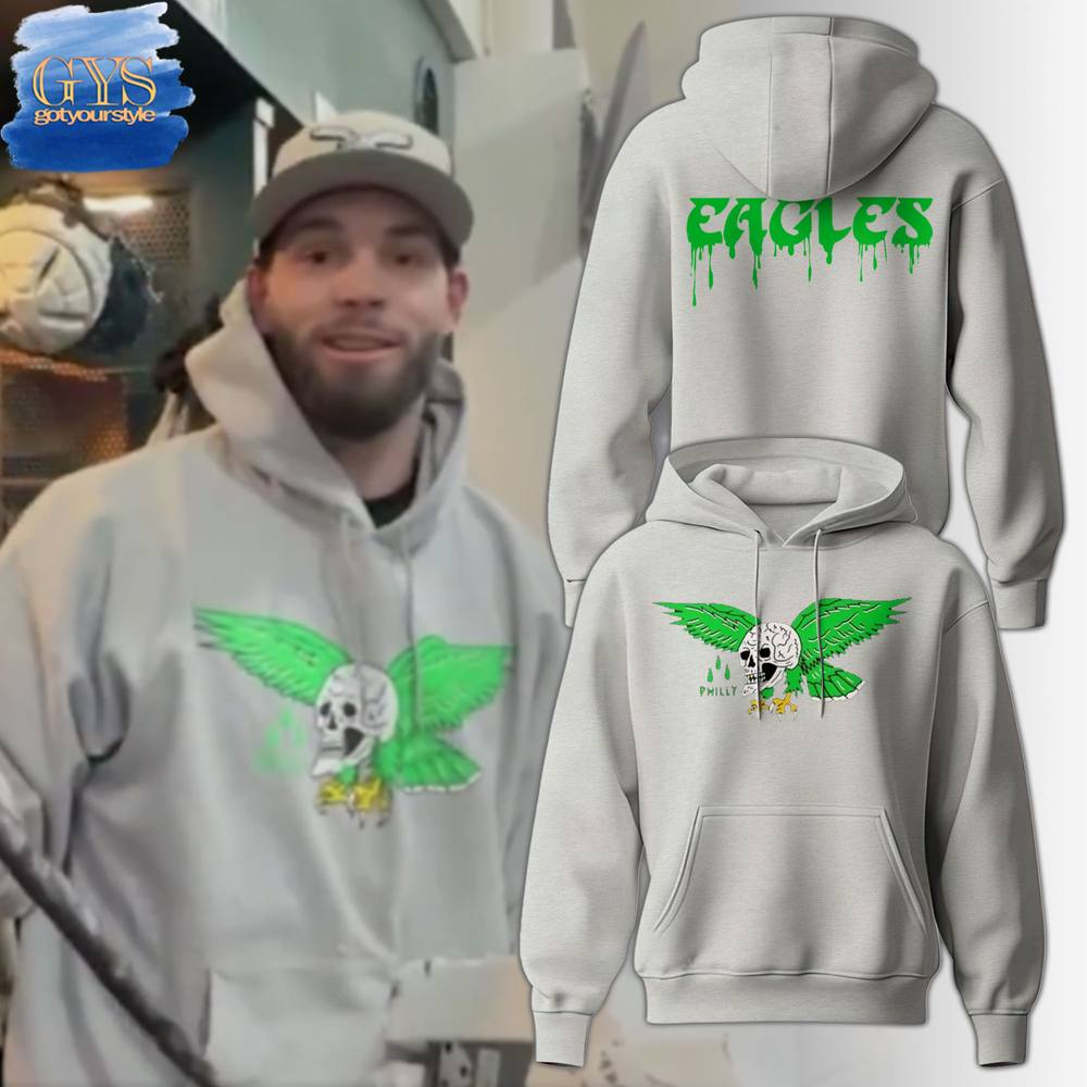 Philadelphia Eagles Philly Skull 2025 Limited Edition Hoodie Neasalamis