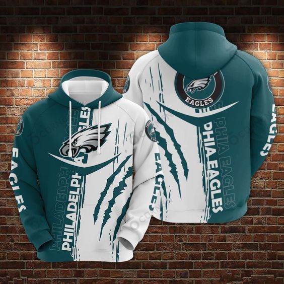 Philadelphia Eagles Scratch V2 NFL Football Team Hoodie Neasalamis