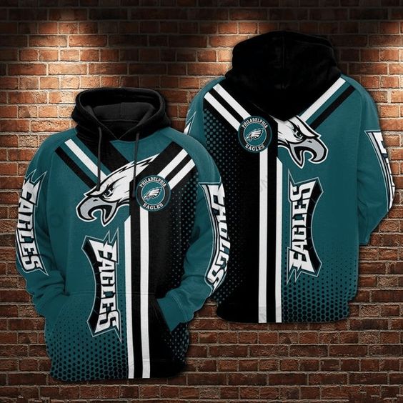 Philadelphia Eagles V3 NFL Football Team Hoodie Neasalamis