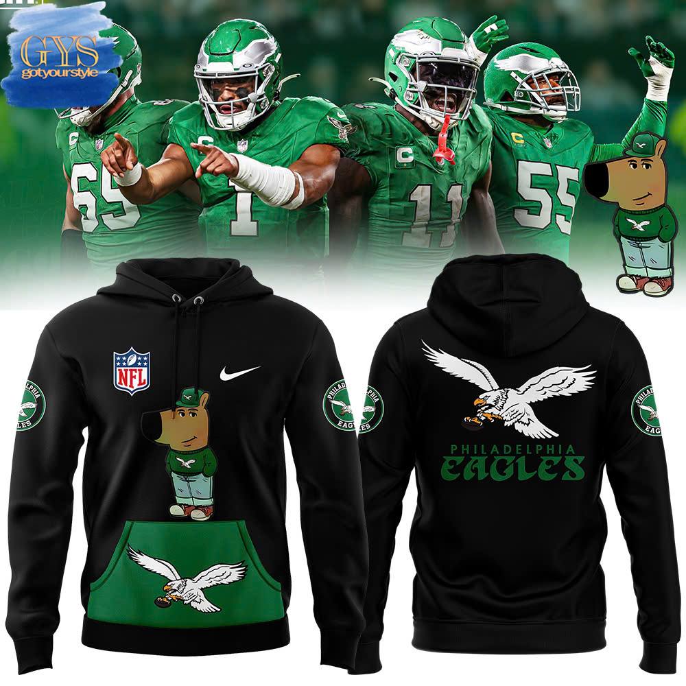Philadelphia Eagles x Chill Guy Special Edition Hoodie Neasalamis