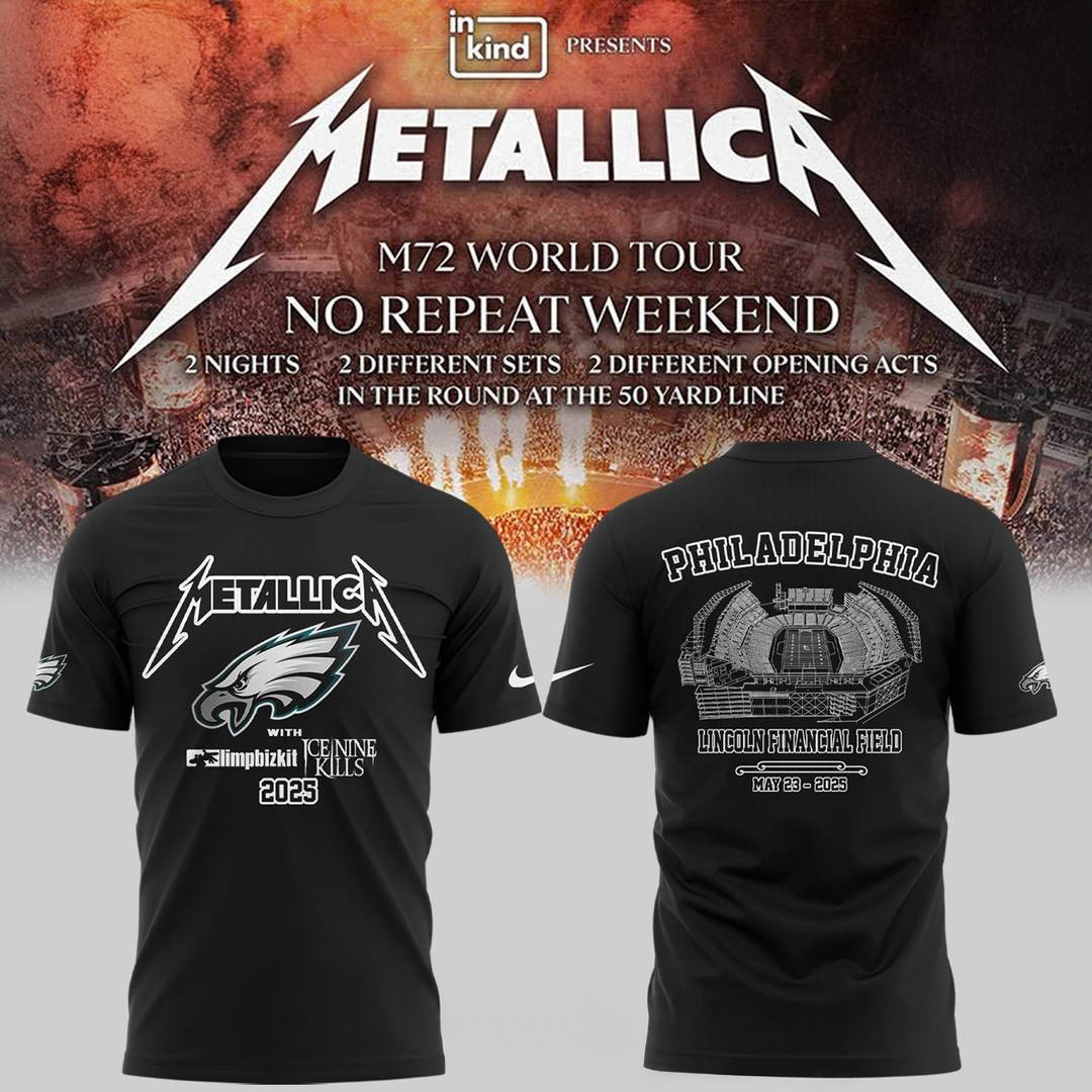 Philadelphia Eagles x M-72 World Tour 2025 Special T-Shirt Neasalamis.com