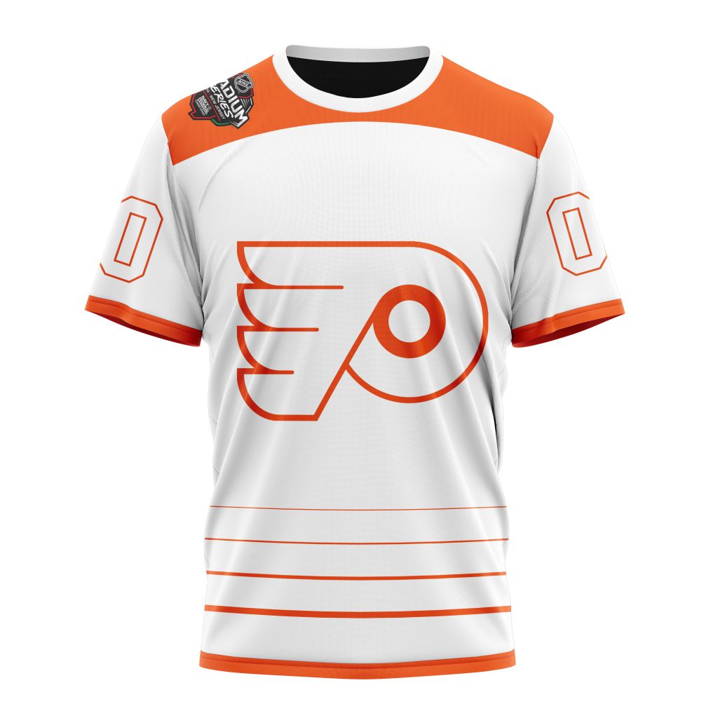 Philadelphia Flyers 2024 Stadium Series Design Concept Kits Personalized Name And Number T-Shirt Style Neasalamis.com