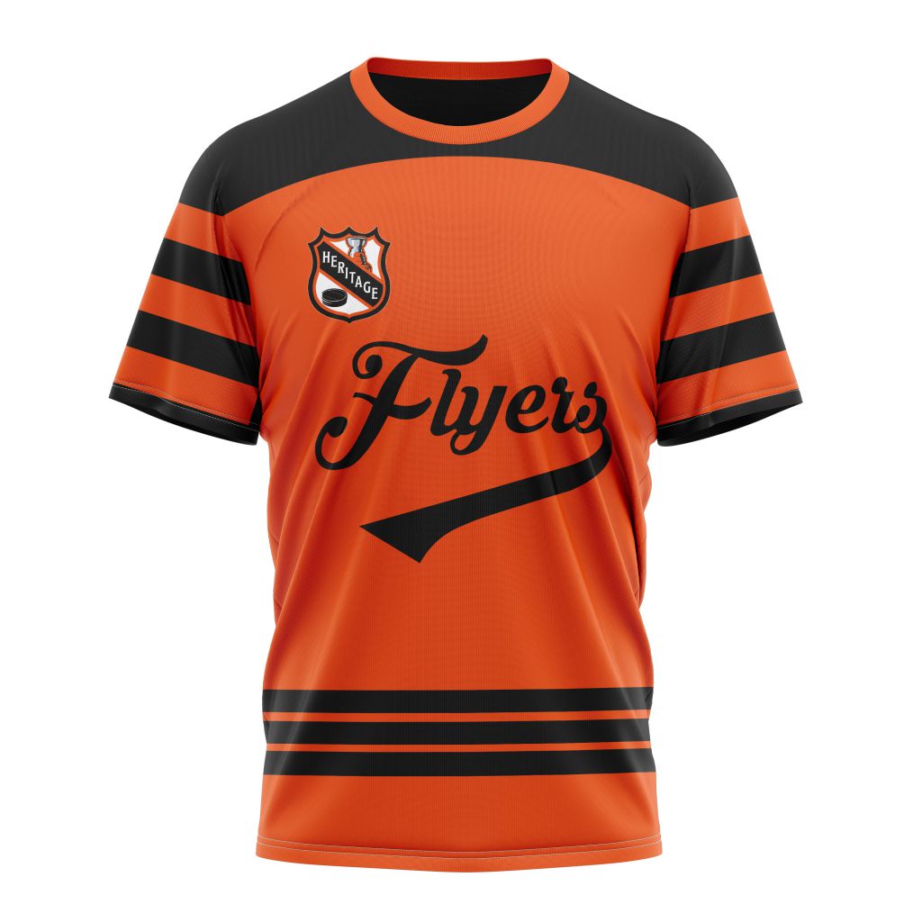 Philadelphia Flyers Personalized Heritage Design 01 Personalized Name And Number T-Shirt Style Neasalamis.com