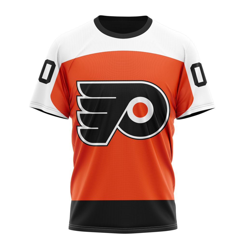 Philadelphia Flyers Personalized Home Kits Personalized Name And Number T-Shirt Style Neasalamis.com