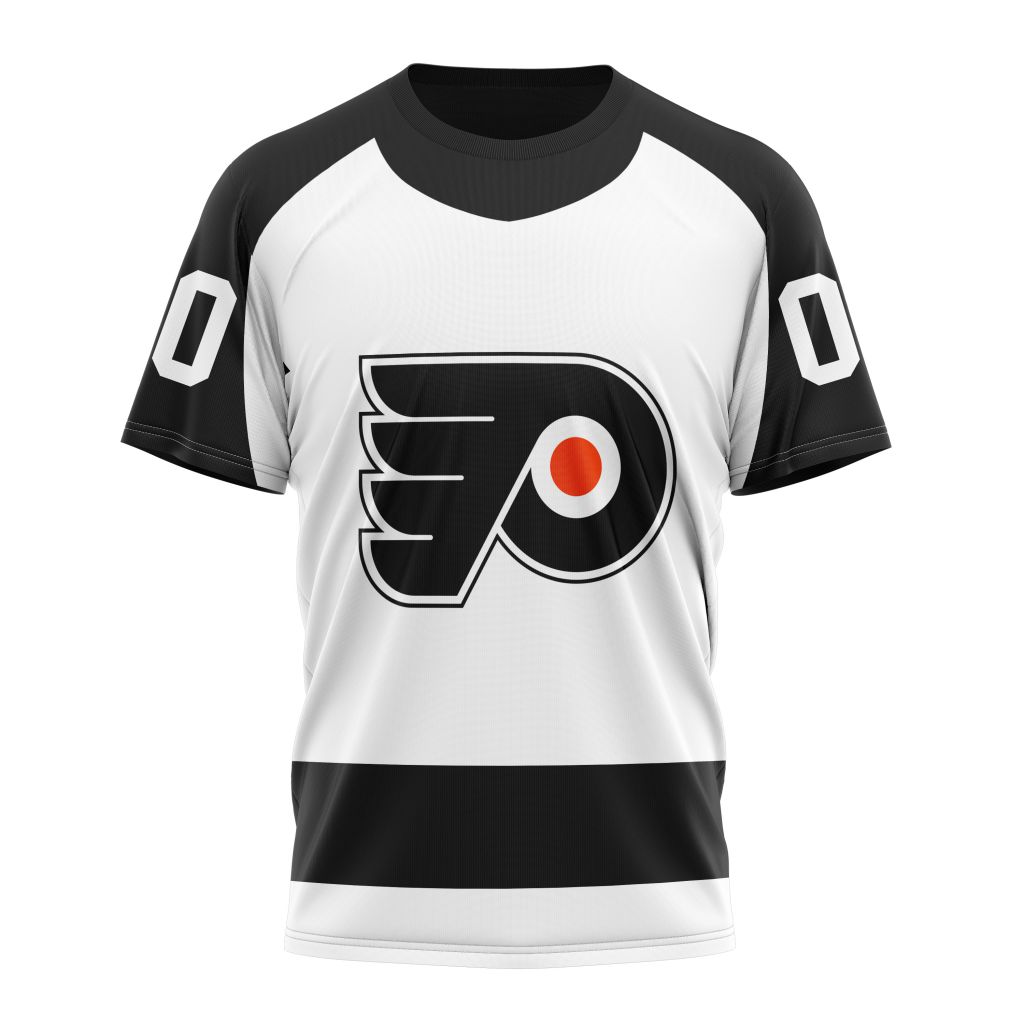 Philadelphia Flyers Reverse Retro Kits 2022 Personalized Name And Number T-Shirt Style Neasalamis.com