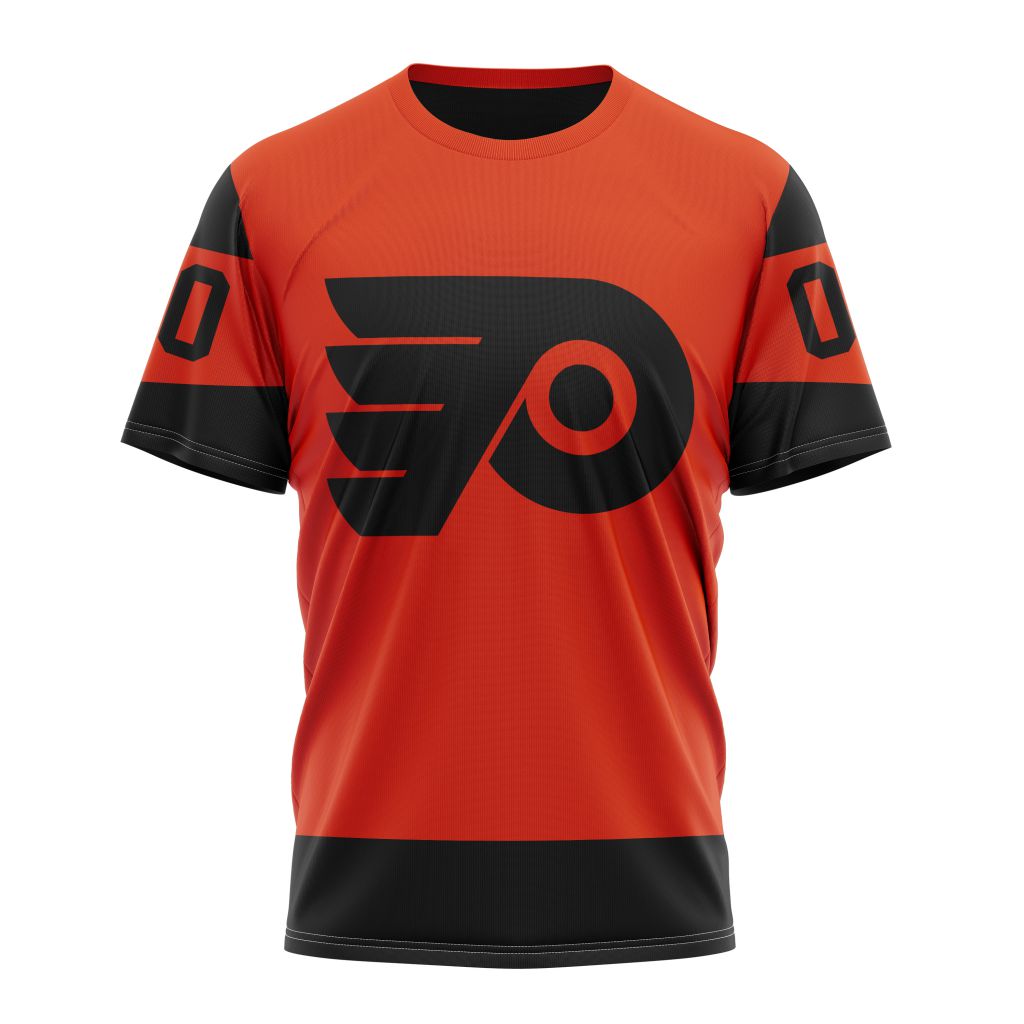 Philadelphia Flyers Special Bold Design 02 Personalized Name And Number T-Shirt Style Neasalamis.com