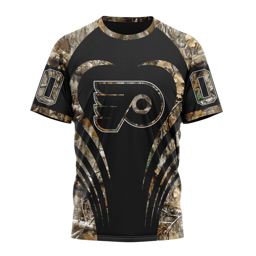 Philadelphia Flyers Special Camo Hunting Personalized Name And Number T-Shirt Style Neasalamis.com