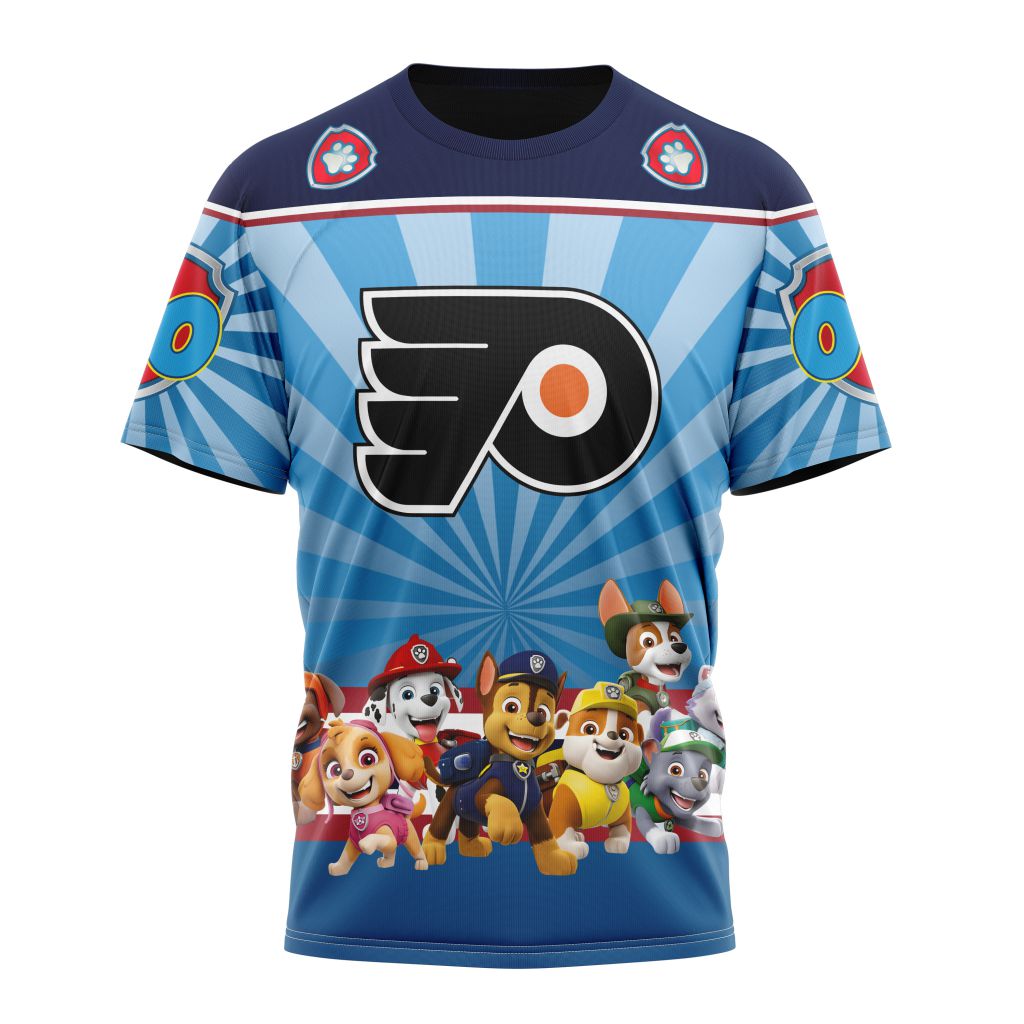 Philadelphia Flyers Special Paw Patrol Kits Personalized Name And Number T-Shirt Style Neasalamis.com