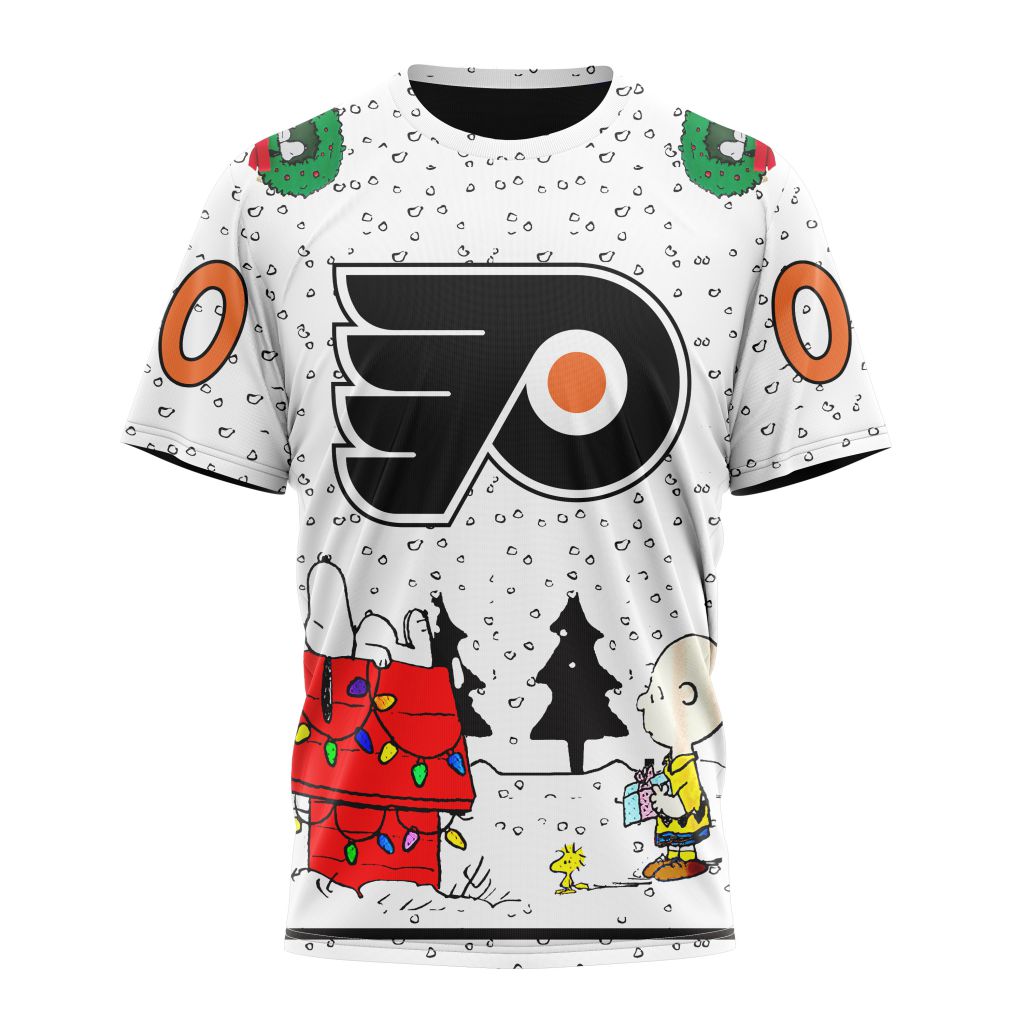 Philadelphia Flyers Special Peanuts Design Personalized Name And Number T-Shirt Style Neasalamis.com