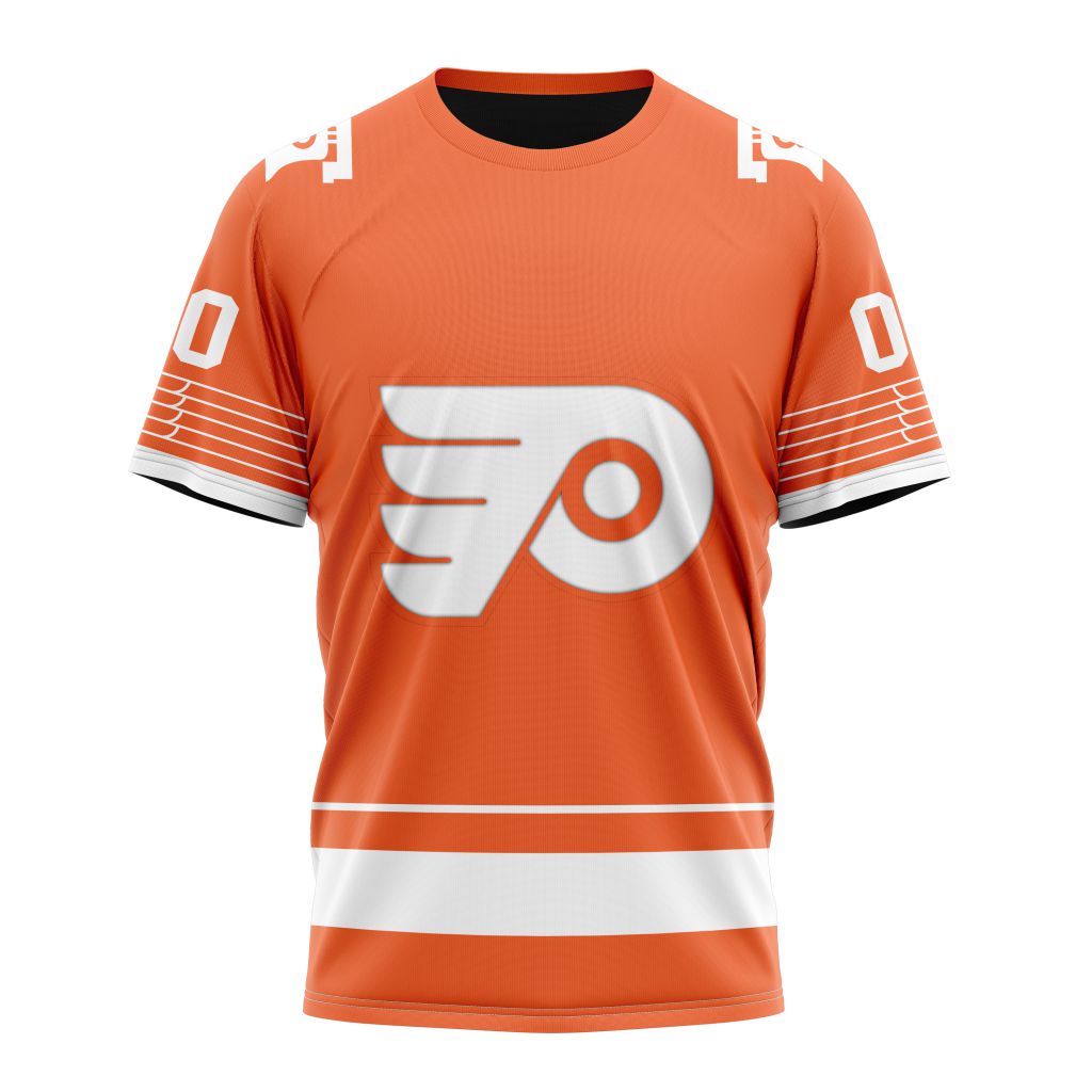 Philadelphia Flyers Special Two-tone Design 01 Personalized Name And Number T-Shirt Style Neasalamis.com