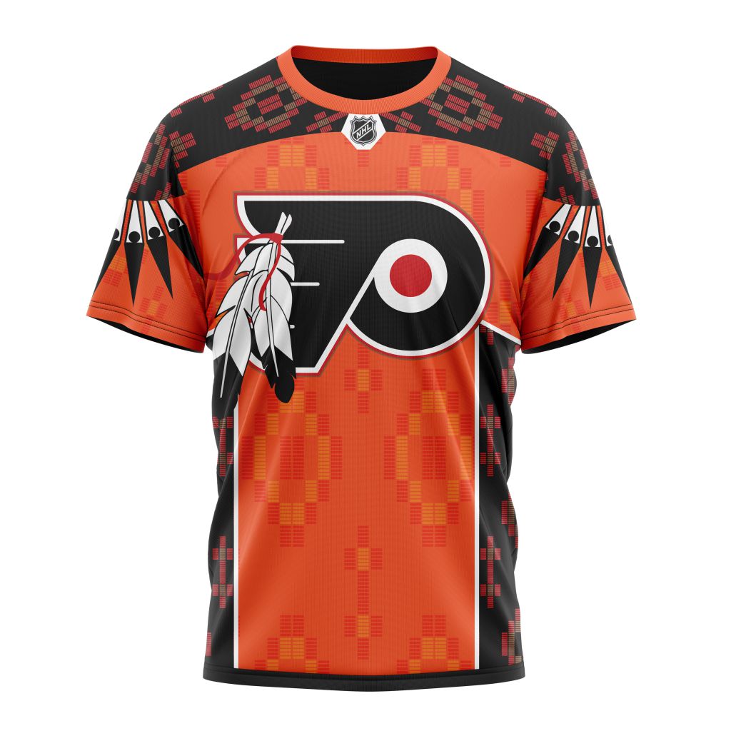 Philadelphia Flyers Specialized Design Support Child Live Maters Personalized Name And Number T-Shirt Style 14660 Neasalamis.com