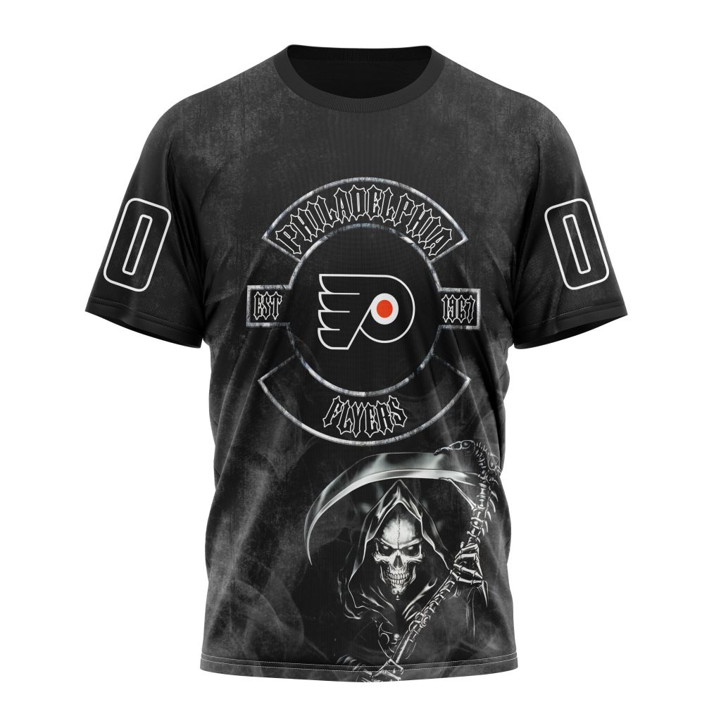 Philadelphia Flyers Specialized Kits For Rock Night Personalized Name And Number T-Shirt Style Neasalamis.com