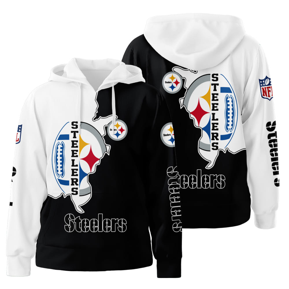Pittburgh Steelers 3D All Over Print Hoodie Zip-Up Hoodie Neasalamis