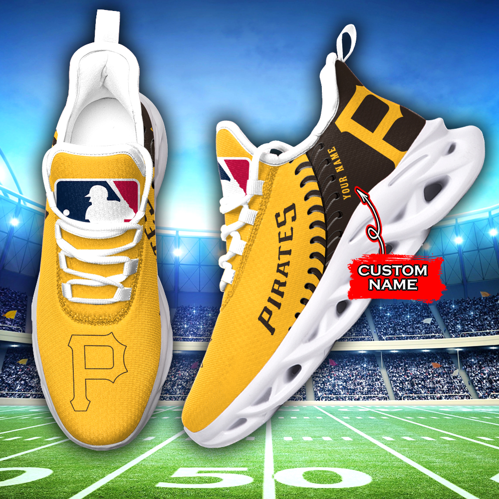 Pittsburgh Pirates MLB Max Soul Shoes Sneakers For Men And Women neasalamis.com
