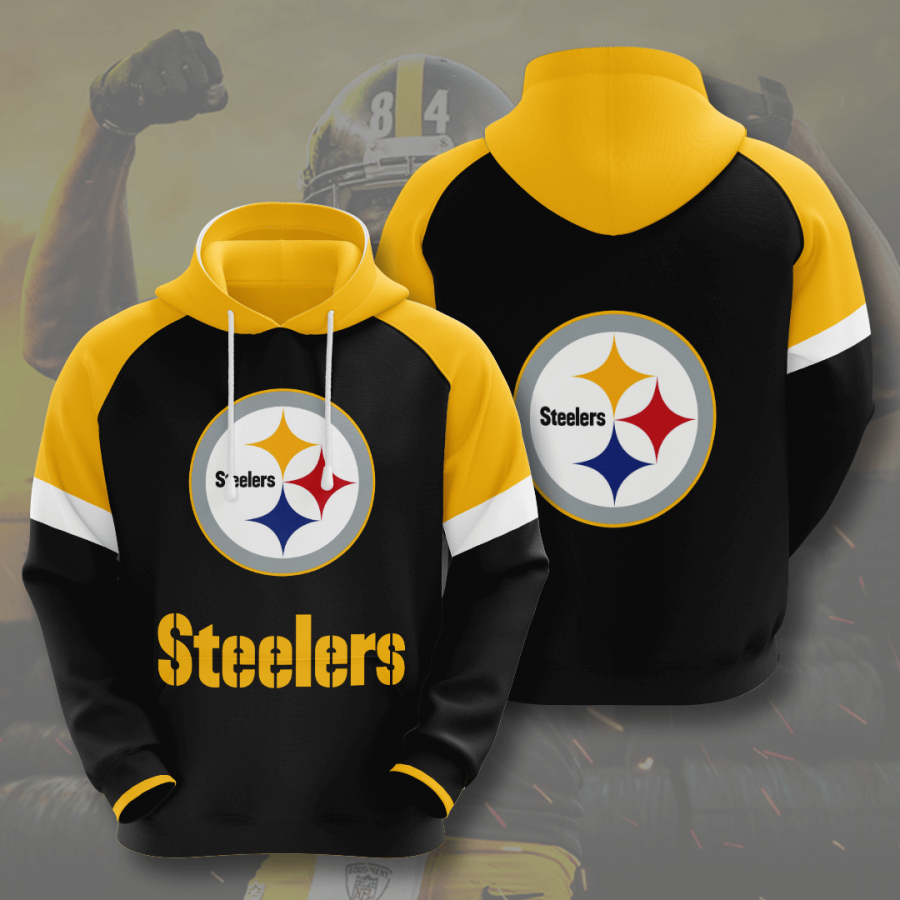 Pittsburgh Steelers Basic V2 NFL Football Team Hoodie Neasalamis