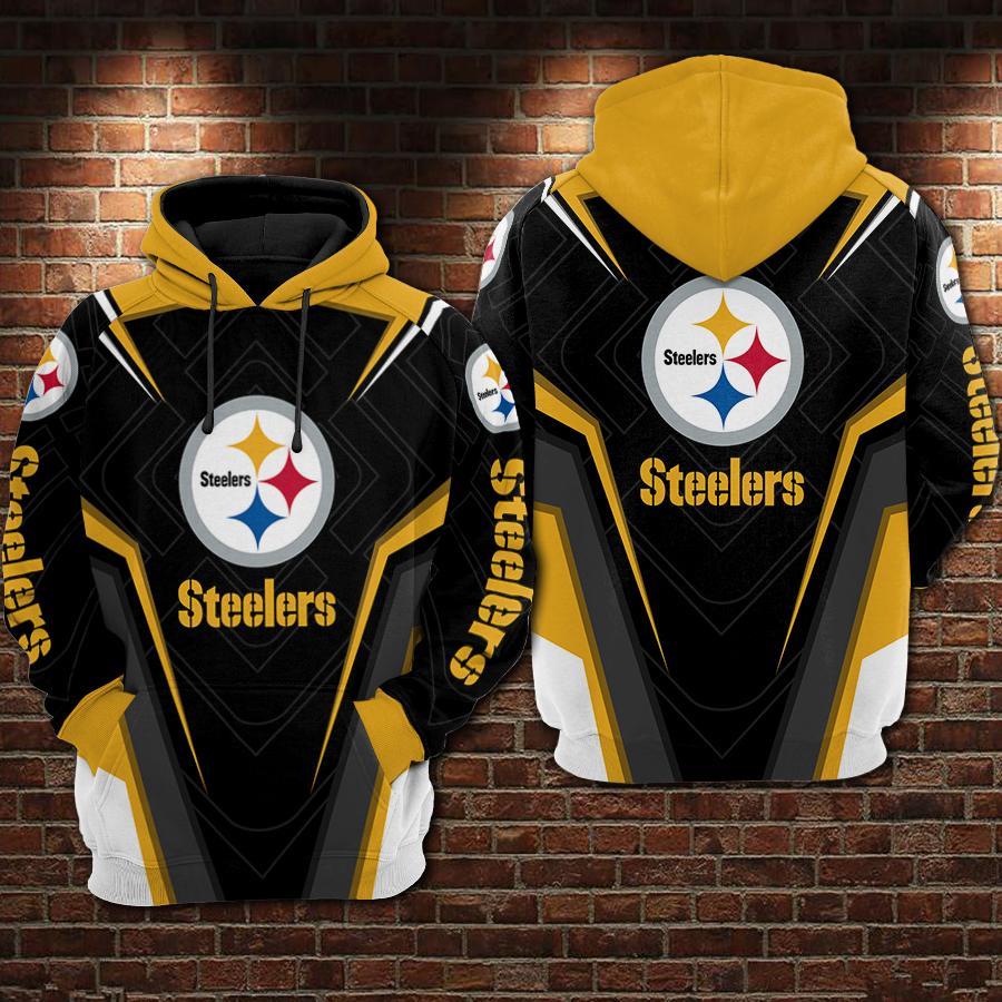 Pittsburgh Steelers Basic V3 NFL Football Team Hoodie Neasalamis