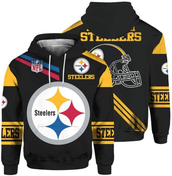 Pittsburgh Steelers Basic V6 NFL Football Team Hoodie Neasalamis