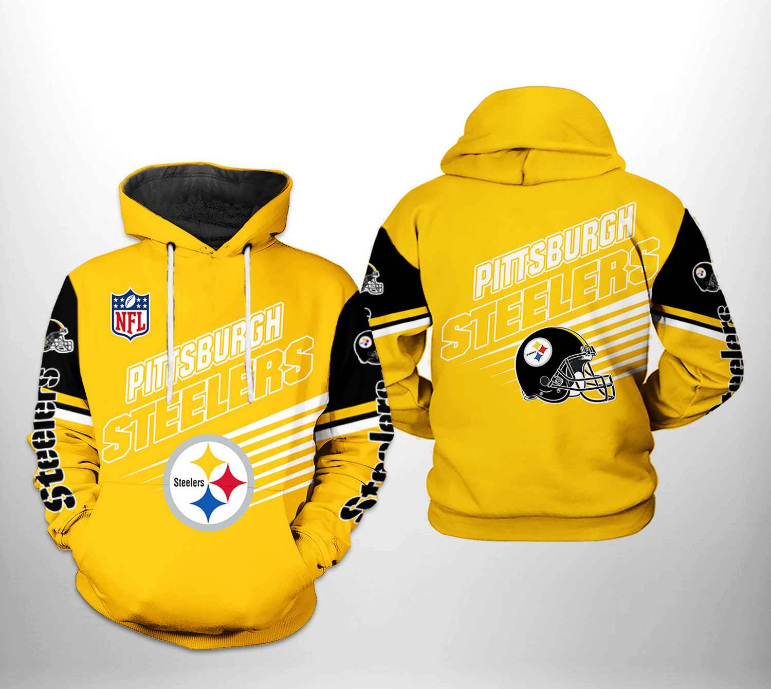 Pittsburgh Steelers Basic V8 NFL Football Team Hoodie Neasalamis