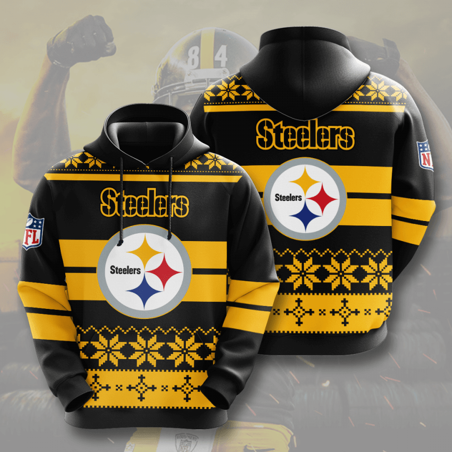 Pittsburgh Steelers Christmas Pattern NFL Football Team Hoodie Neasalamis