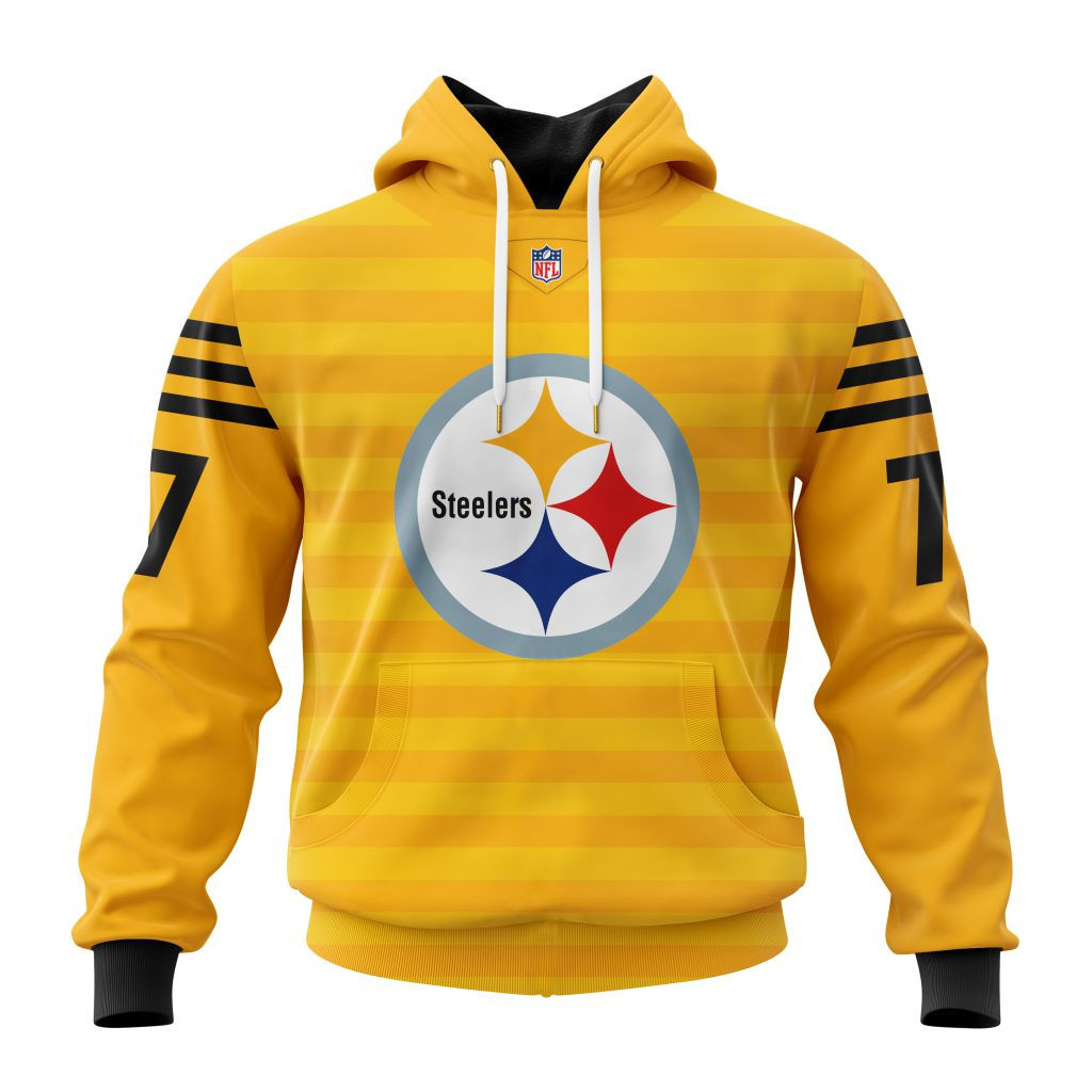 Pittsburgh Steelers Custom Name and Number Hoodie Style Neasalamis