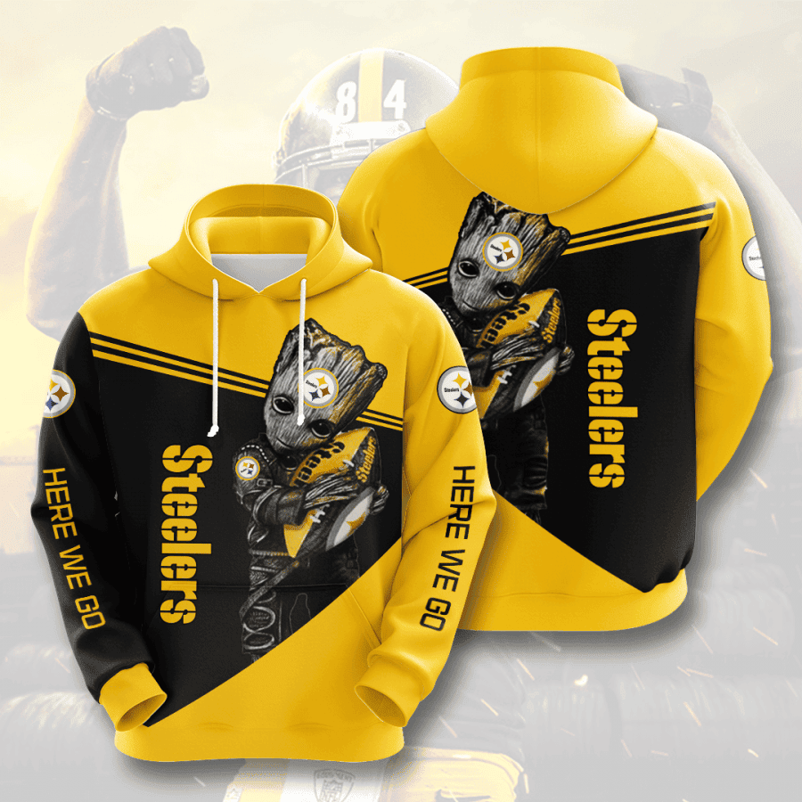 Pittsburgh Steelers I am Groot Hoodie Neasalamis