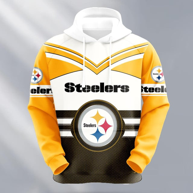 Pittsburgh Steelers Logo NFL 3D Hoodie Style Neasalamis
