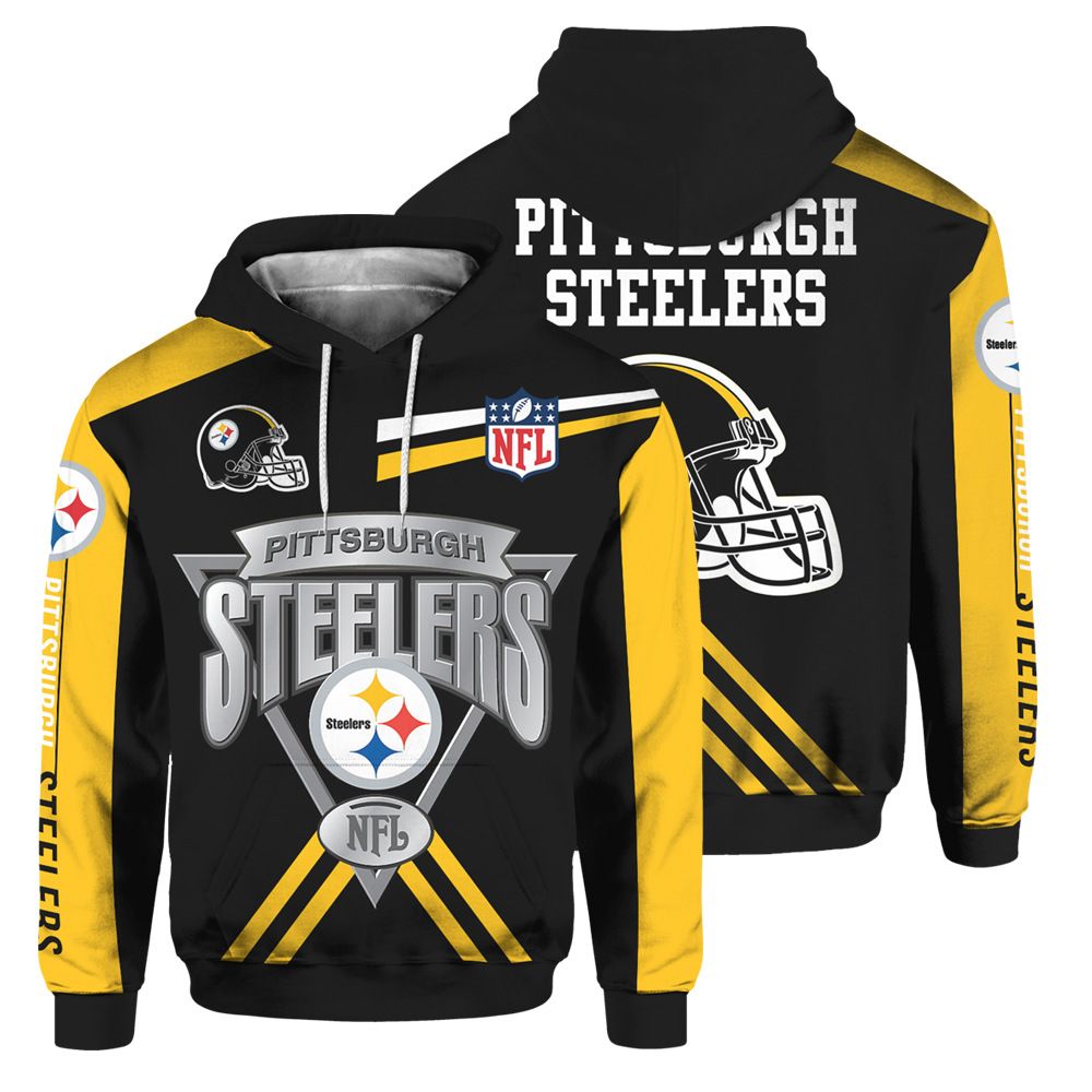 Pittsburgh Steelers Logo V2 NFL Football Team Hoodie Neasalamis