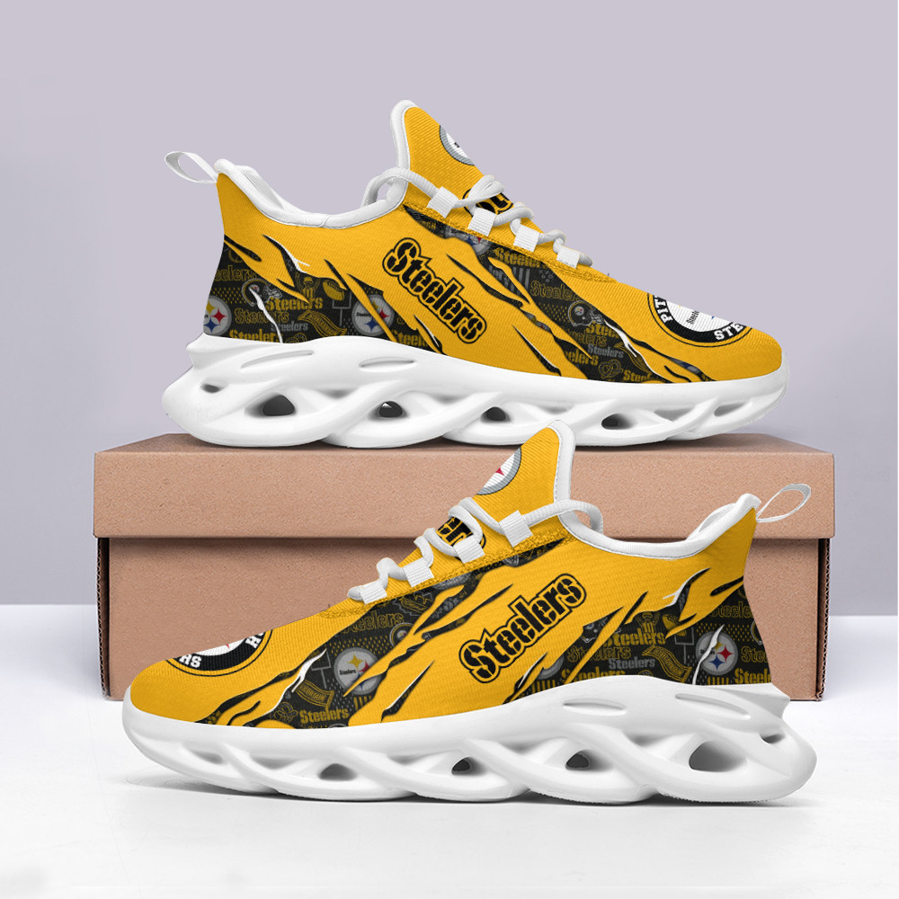 Pittsburgh Steelers NFL Max Soul Shoes Sneakers For Men And Women neasalamis.com